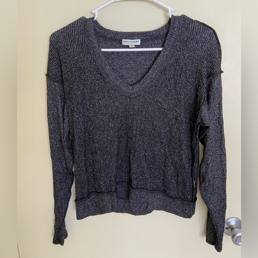 Earthbound Black Sweater. Size Small.